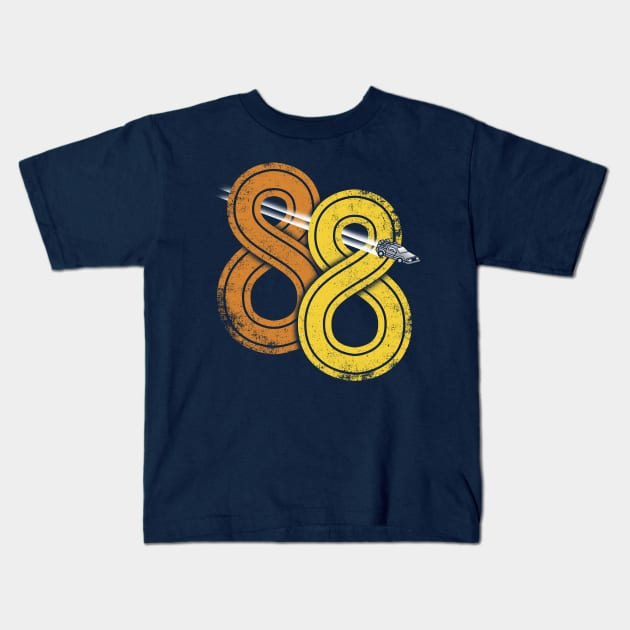 88 mph Kids T-Shirt by jpcoovert